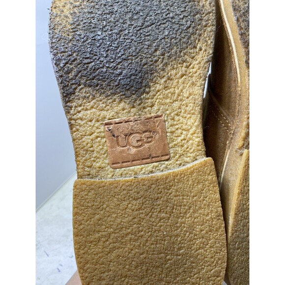 UGG CHESTNUT LEIGHTON SUEDE CHUKKA DESERT BOOTS, US 8.5 - Picture 7 of 13